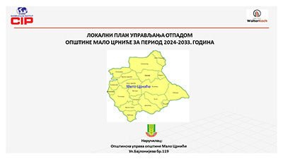 У Општини Мало Црниће, 27. августа је одржана јавна презентација нацрта Локалног плана управљања отпадом  општине Мало Црниће за период од 2024. до 2033. године.